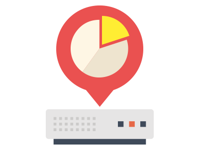 A pronouncedly improved server resource utilization